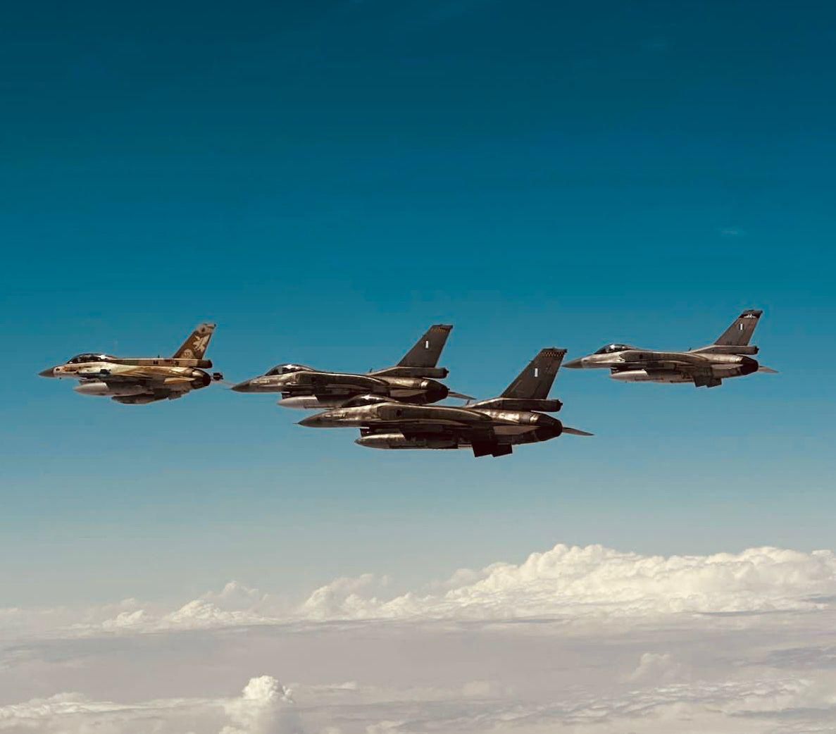 לאורך קילומטרים: חיל האוויר בתרגיל רחב היקף