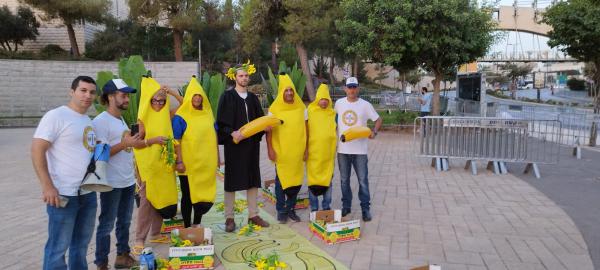 "רפובליקת בננות": המחאה של אם תרצו מול בג"ץ