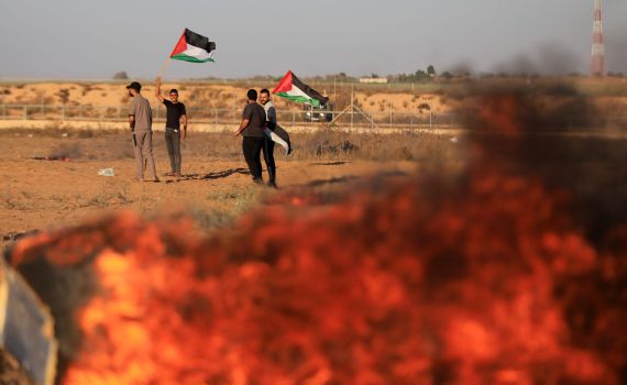 ההתפרעות בגבול הרצועה: מטעני חבלה הופעלו