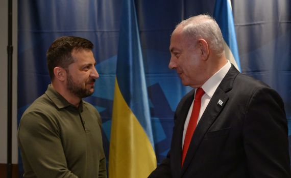 זלנסקי נפגש עם נתניהו: "אין בעיות ביחסים בינינו"