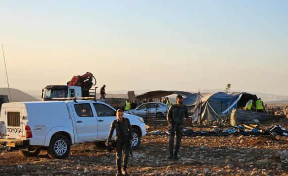 פינוי והרס בגבעת שדה יונתן בבנימין