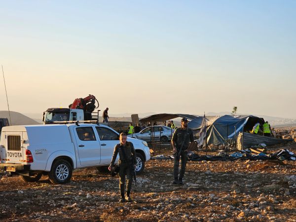 פינוי והרס בגבעת שדה יונתן בבנימין