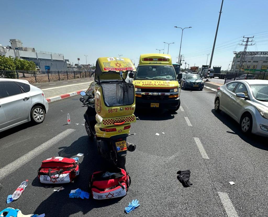 הולך רגל נפצע קשה בתאונת דרכים בצומת ביל"ו