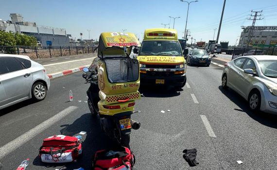הולך רגל נפצע קשה בתאונת דרכים בצומת ביל"ו