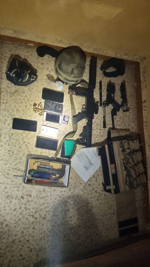 צה"ל עצר שישה מבוקשים באיו"ש, כלי נשק הוחרמו