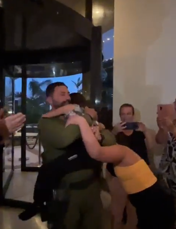 מרגש: תושבי נירים פגשו את חבר הקיבוץ שנלחם