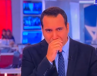 מגיש חדשות 12 התפרק באמצע ראיון. צפו