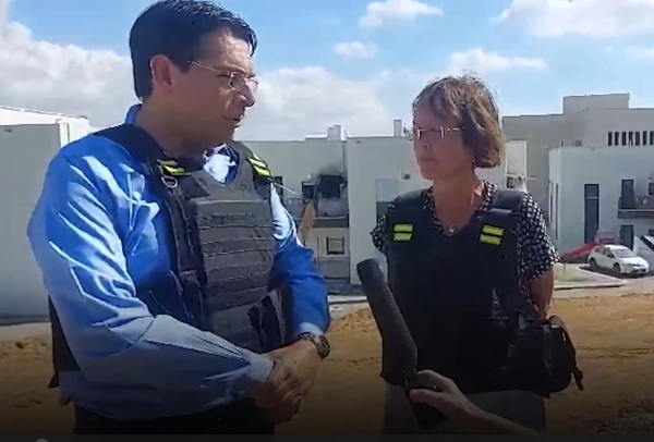 באמצע סיור שגרירים: צבע אדום בשדרות | צפו