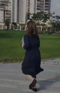 הח"כית לא הספיקה להגיע לממ"ד ושכבה על הרצפה. צפו