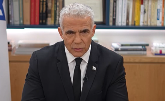 יאיר לפיד: כך המלחמה בעזה צריכה להסתיים. צפו