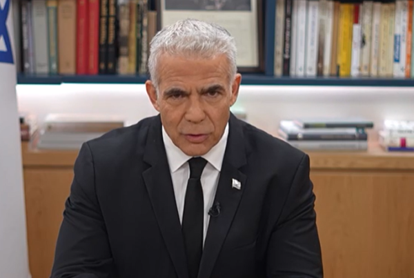 יאיר לפיד: כך המלחמה בעזה צריכה להסתיים. צפו