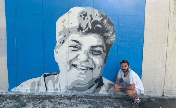 רחל מאופקים הונצחה על מקלט עירוני בחיפה