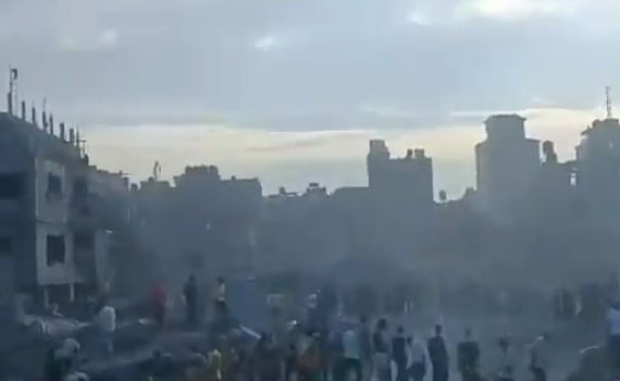 בעזה טוענים: מאות הרוגים בתקיפת צה"ל בג'באליה