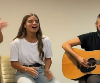 ישר מארה"ב: נועה קירל הגיעה לשמח את תושבי העוטף