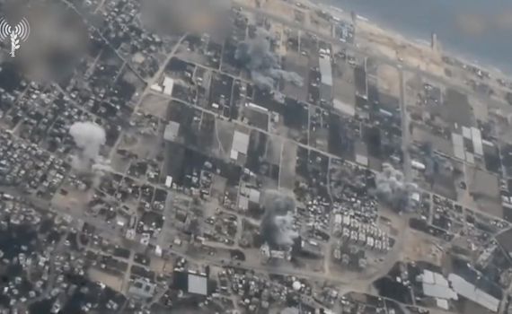 מחריבים את עזה: צפו בתקיפות חיל האוויר