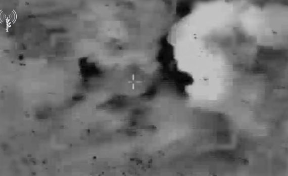 רגע לפני שיגור: צה"ל תקף חוליית נ"ט בלבנון. צפו