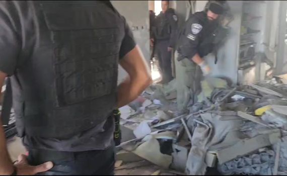 פגיעה ישירה בבניין בנתיבות, אין נפגעים