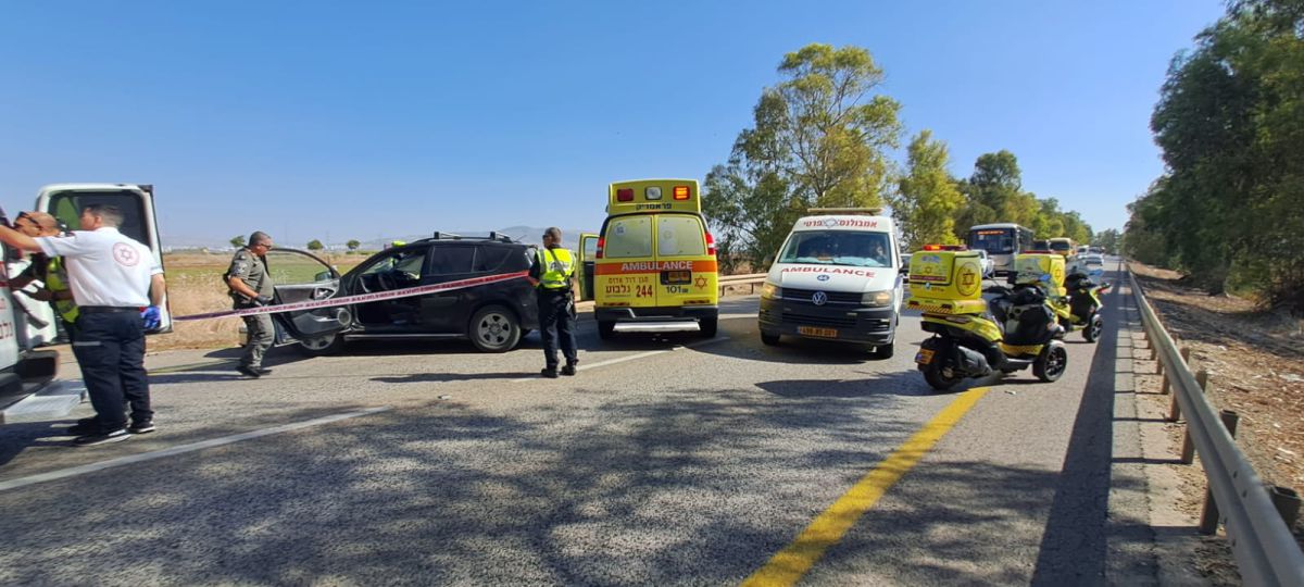 תאונה קשה בגלבוע: רוכב אופנוע נהרג מפגיעת רכב