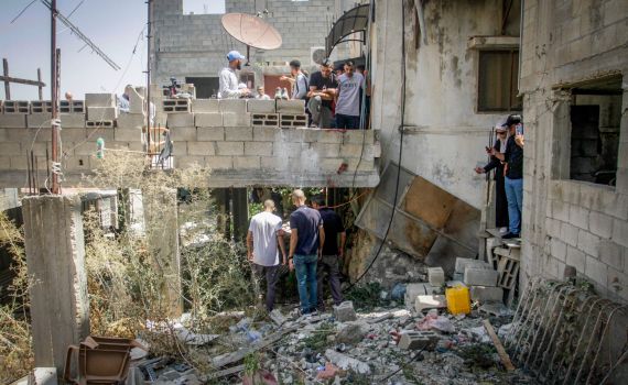 צה"ל חיסל מהאוויר 5 מחבלים בגזרת ג'נין