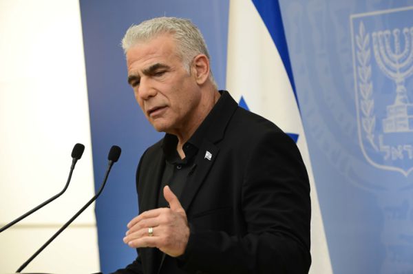 יאיר לפיד: כך מדינת ישראל תיראה עוד שנה מהיום