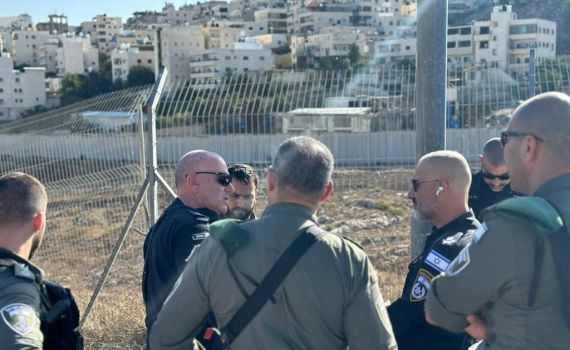 המשטרה יצאה לפעולה באזור גדר ההפרדה בירושלים