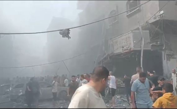 דיווח מג'אבליה: 60 הרוגים בתקיפת חיל האוויר, צפו