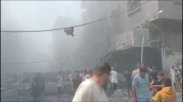 דיווח מג'אבליה: 60 הרוגים בתקיפת חיל האוויר, צפו