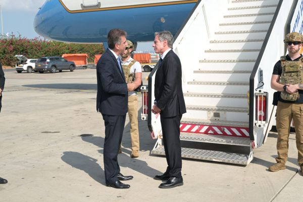 תמיכה מארה"ב: אנתוני בלינקן נחת בישראל