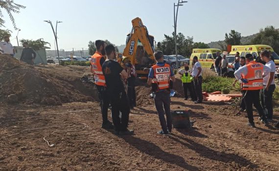 מכת תאונות העבודה: פועל נהרג לאחר שנפל לתוך בור