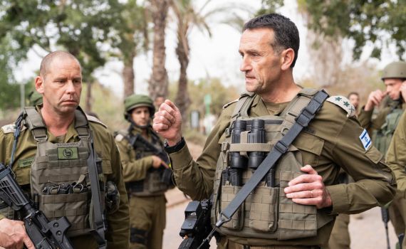 לראשונה מהמתקפה: הרמטכ"ל הגיע אל העוטף