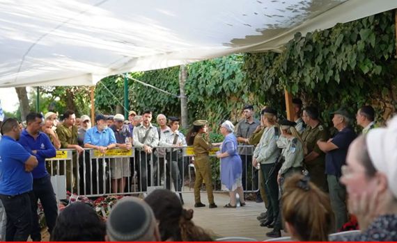 הלווית הרב נערן אשחר שנהרג בגבול הצפון | ישיר