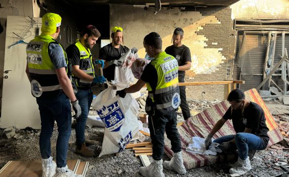 "מתנדבי זק"א דואגים שכל טיפת דם תבוא לקבורה"