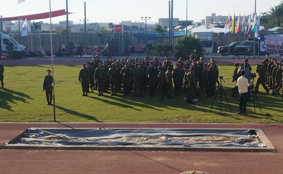 צפו: טקס סיום קורס קצינים במתכונת מלחמה