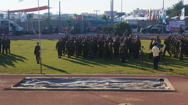 צפו: טקס סיום קורס קצינים במתכונת מלחמה