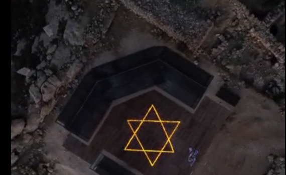 צפו: 30 יום למתקפה, 1400 נרות הודלקו בשילה הקדומה