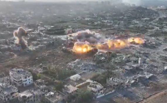 תיעוד מטורף: עזה תחתית בוערת. צפו