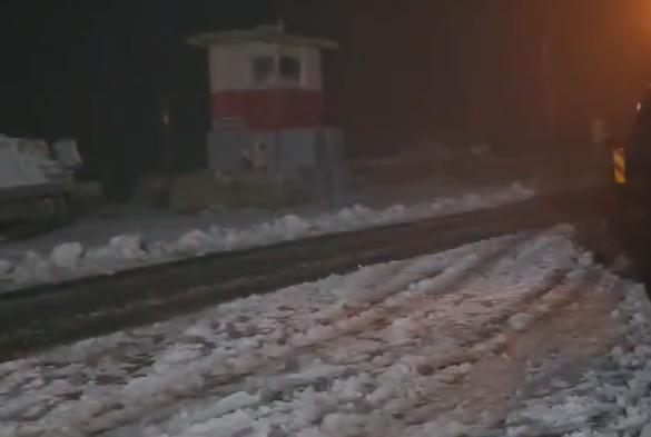 שלג ראשון לעונה החל לרדת. צפו בתיעוד