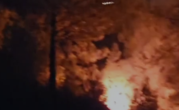 חשד להצתה: שריפה פרצה בסמוך לקיבוץ ראש צורים