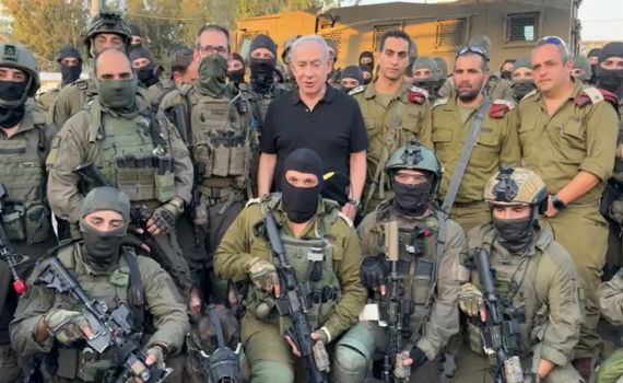 נתניהו ללוחמים: "אנחנו כבר יותר מבפאתי העיר עזה"