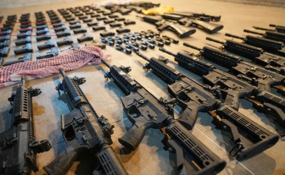 137 רובים ואקדחים: נתפסה הברחת נשק ענקית מירדן