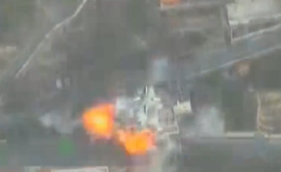 צפו: מטוסי קרב תקפו מספר מטרות חיזבאללה