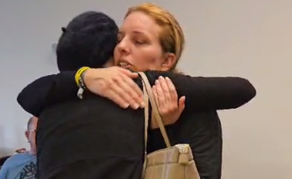 אימו של הנעדר ניחמה את משפחתה של נועה מרציאנו