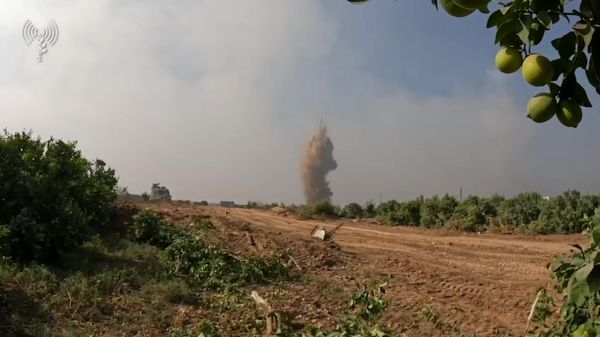 תאונה מבצעית: אמצעי לחימה התפוצצו בעוטף עזה