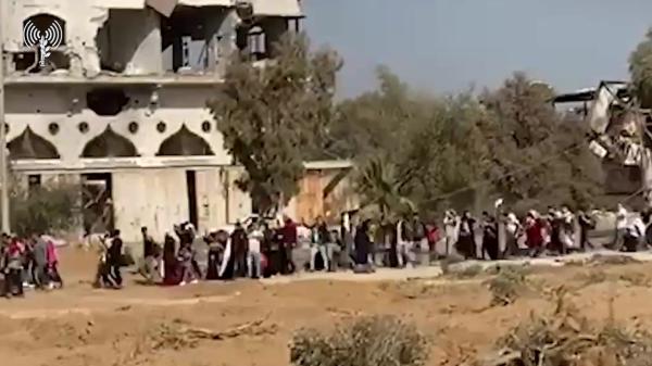 גם היום: תושבי עזה בורחים דרומה