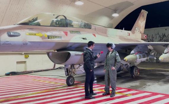 הכתב החרדי ראיין טייס סרוג: "כולנו מאוחדים". צפו