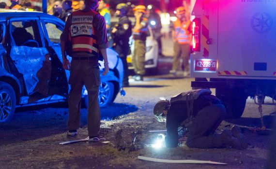 מטח של 12 רקטות לעבר אזור המרכז והשפלה