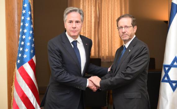 בלינקן להרצוג: נגן על תושבי עזה שאינם מעורבים