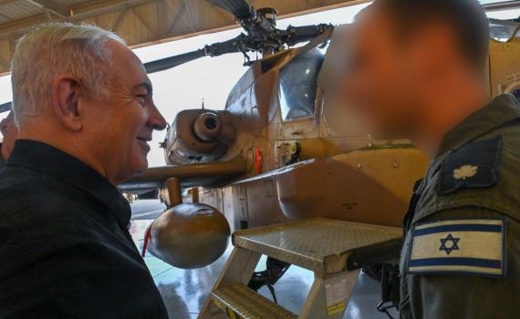 נתניהו לטייסים: "התייצבנו יחד, נילחם כתף אל כתף"