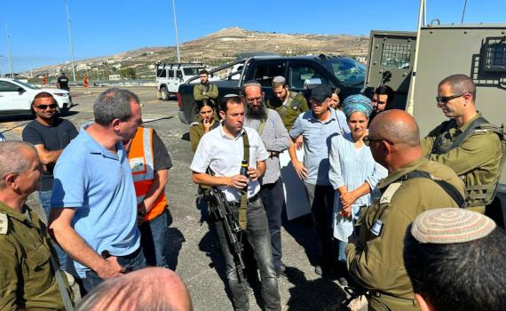 ביום ראשון ייפתח כביש עוקף חווארה