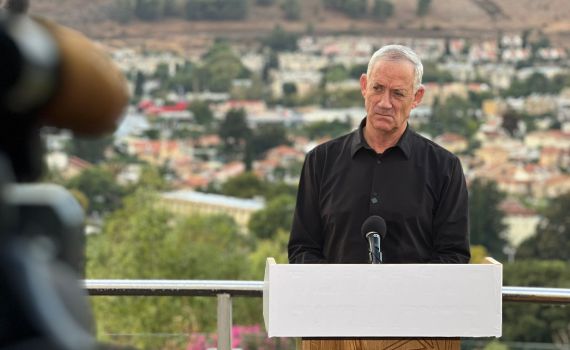 גנץ בקרית שמונה: לא נחזור ל-6 באוקטובר גם בצפון